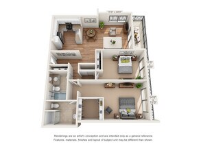 2x2 1340-1370 sq ft floor plan
